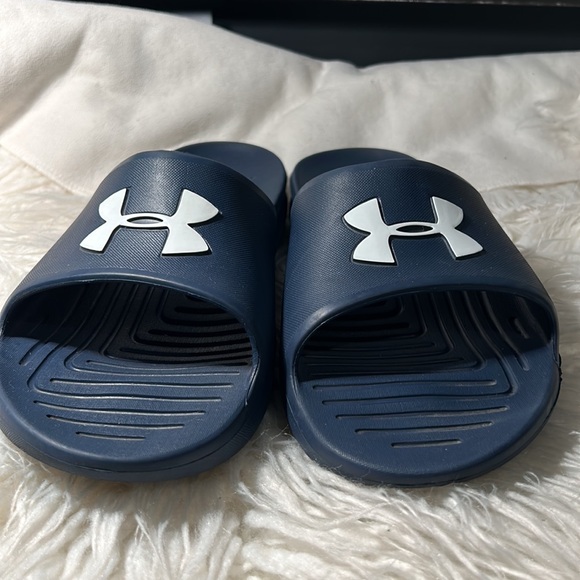 Under Armour CORE PTH Mens Slides UA Sliders Summer Beach Shoes Sandal size 13. - Picture 3 of 8